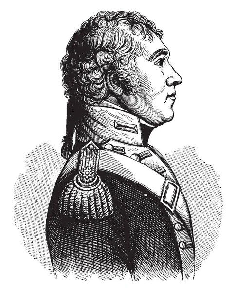 John Parker Boyd 1764 1830 Foi Oficial Exército Dos Estados — Vetor de Stock