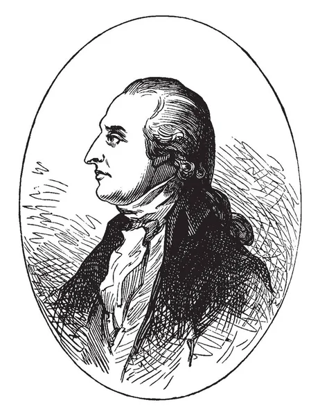 本笃阿诺德 1741 1801 他是一个将军在美国革命战争谁背叛了他的国家英国 复古线画或雕刻插图 — 图库矢量图片
