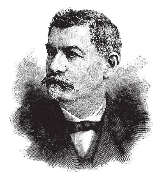 General George B. Mcclellan, 1826-1885, o bir Amerikan askerinin, inşaat mühendisi, politikacı ve New Jersey, vintage çizgi çizme veya oyma illüstrasyon Valisi yapıldı.