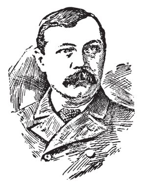 Sir Arthur Conan Doyle, 1859-1930, bir İngiliz yazar ve hekim, onun suç kurgu karakteri Sherlock Holmes, vintage çizgi çizme şekil veya çizim oyma ünlü biriydi