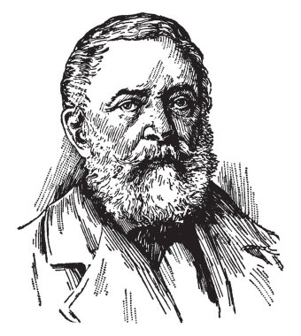 Louis Kossuth, 1802-1894, o bir Macar avukat, gazeteci, politikacı, devlet adamı ve Vali-Macaristan Krallığı, vintage çizgi çizme veya oyma illüstrasyon Başkanı yapıldı.