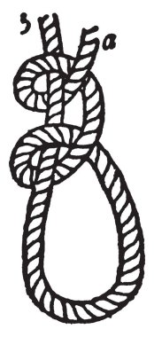 İki yarım herhangi yaygın olarak kullanılan ve ip, vintage çizgi çizme veya oyma illüstrasyon tam gücü direnme yeteneğine sahiptir.