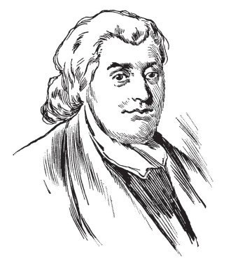 Thomas Fairfax, 1693-1781, o bir İskoç eş, vintage çizgi çizme veya oyma illüstrasyon yapıldı.
