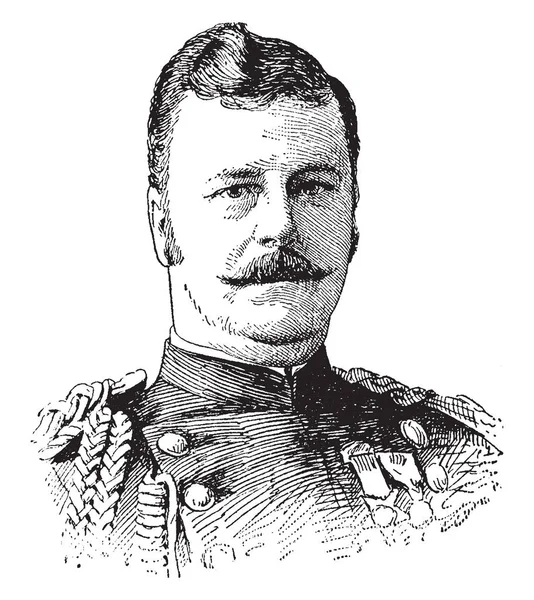 Arthur Macarthur 1845 1912 Fue General Del Ejército Los Estados — Archivo Imágenes Vectoriales