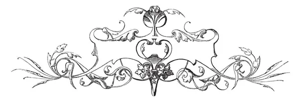 Bannière Florale Décorative Ont Des Fleurs Figurant Sur Cette Bannière — Image vectorielle