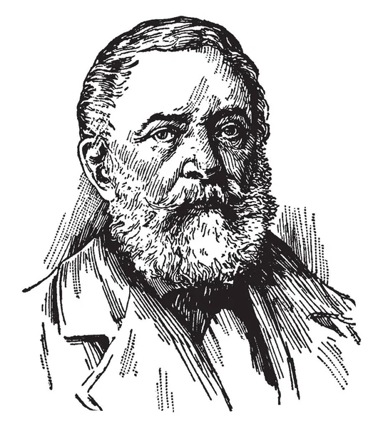 Louis Kossuth 1802 1894 Avocat Hongrois Journaliste Homme Politique Homme — Image vectorielle