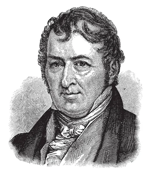 Eli Whitney 1765 1825 Był Amerykański Wynalazca Znana Wynalezienie Gin — Wektor stockowy
