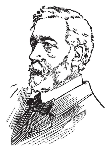 James Gillespie Blaine 1830 1893 Fue Estadista Estadounidense Político Senador — Archivo Imágenes Vectoriales