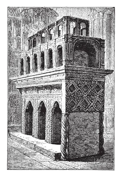 Imagen Muestra Tumba Del Rey Eduardo Confesor Hijo Ethelred Desprevenido — Archivo Imágenes Vectoriales