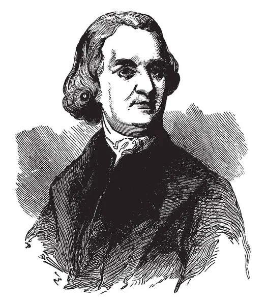 Samuel Adams 1722 1803 Він Був Одним Батьків Засновників Сша — стоковий вектор