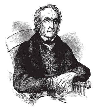 Jonathon Harrington, o vantrilok ve illüzyonist, vintage çizgi çizme veya oyma illüstrasyon oldu