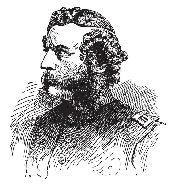 Samuel Wylie Crawford 1829 1892 Fue Cirujano Del Ejército Los — Archivo Imágenes Vectoriales