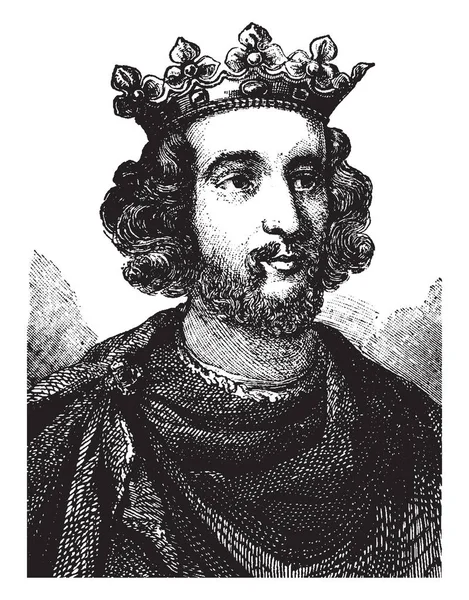 Hendrik Iii 1207 1272 Hij Koning Van Engeland Heer Van — Stockvector