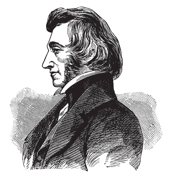 Charles Ellet 1810 1862 기사는 빈티지 — 스톡 벡터