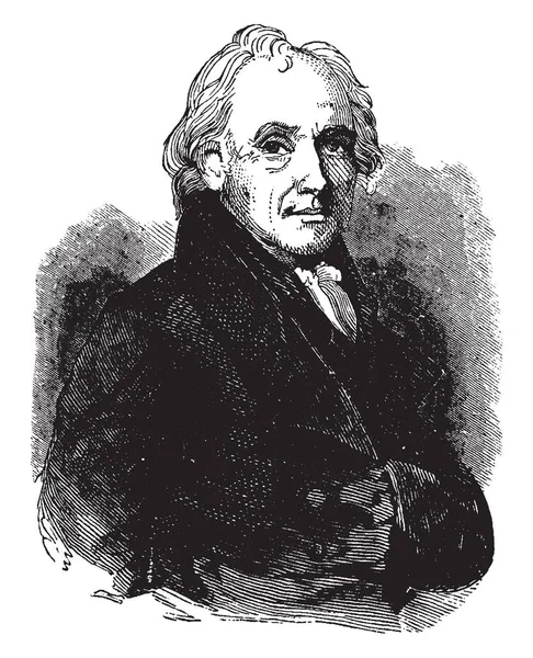 Mason Locke Weems 1759 1825 War Ein Amerikanischer Buchagent Und — Stockvektor