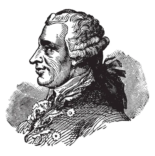 Conrad Alexandre Grard 1729 1790 Han Var Fransk Diplomat Känd — Stock vektor