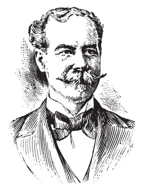 Efendim Thomas Lipton, 1848-1931, o bir İngiliz tüccar ve yachtsman, vintage çizgi çizme veya oyma illüstrasyon yapıldı.