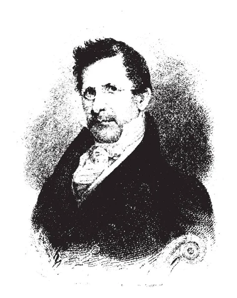 John Henry Eaton 1790 1856 Byl Americký Politik Diplomat Tennessee — Stockový vektor