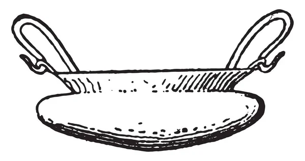 Египетские Блюда Винтажная Гравировка — стоковый вектор