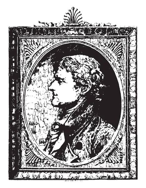 Thomas Jefferson 1743 1826 Ele Foi Pai Fundador Americano Principal —  Vetores de Stock