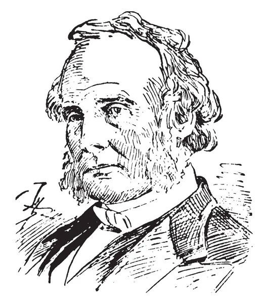 James Mccosh 1811 1894 Était Philosophe Éminent École Écossaise Bon — Image vectorielle