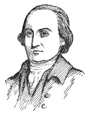George Walton, 1749-1804, Gürcistan ve Gürcistan, vintage çizim için ikinci başkanı temsil eden veya illüstrasyon oyma Bağımsızlık Bildirgesi Amerika Birleşik Devletleri bir imzalayan olduğunu