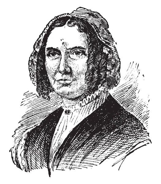 Abigail Fillmore 1798 1853 Που Ήταν Πρώτη Κυρία Των Ηνωμένων — Διανυσματικό Αρχείο