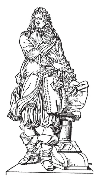 Sbastien Prestre Vauban 1633 1707 Volt Egy Francia Marsall Elsősorban — Stock Vector