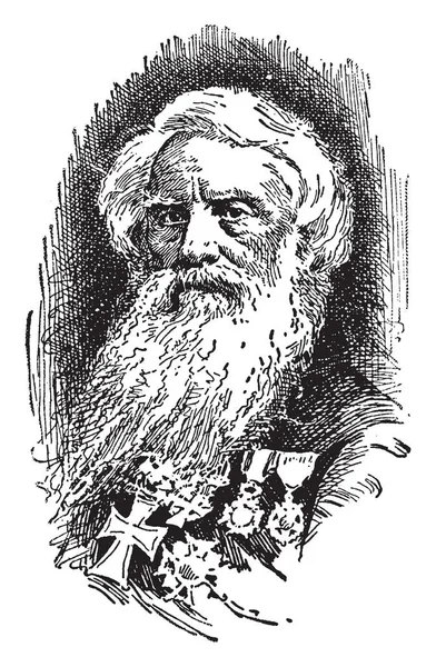 Samuel Morse 1791 1872 Adalah Seorang Pelukis Amerika Dan Penemu - Stok Vektor