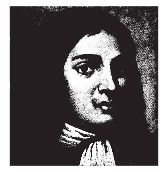 ウィリアム Penn 1644 1718 年彼は英語の不動産起業家 哲学者 ペンシルベニア州 ヴィンテージの線画や彫刻イラストの創始者 — ストックベクタ