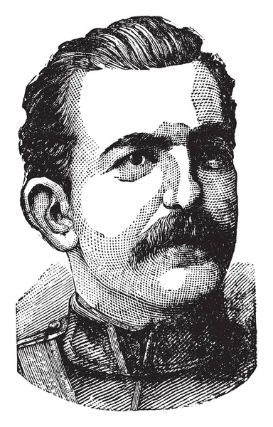 Milão Obrenovic 1854 1901 Ele Foi Governante Sérvia 1868 1889 — Vetor de Stock