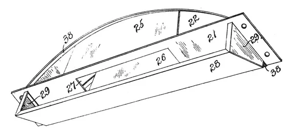 Tidig Design Ventilatorn Avgassystemet Som Används För Att Bort Illaluktande — Stock vektor