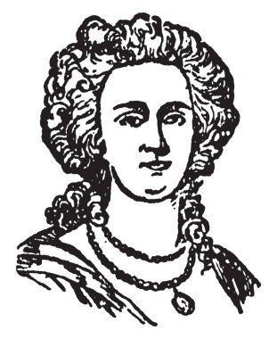 Marie Antoinette, Fransa kraliçesi 1774 dan 1791 için ve 1792 Fransızlar'dan 1791, vintage çizgi çizme veya oyma illüstrasyon kraliçesi o 1755-1793, oldu
