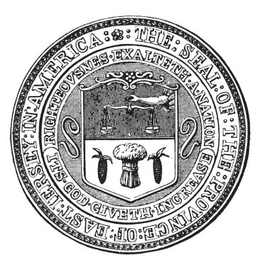 Doğu mayo mühür, bu daire şekli mühür bu iki verticle Mısır aşağıda sağ el yardımı ile asılı bir denge ölçeğe sahip ve bir demet, vintage çizgi çizme veya oyma illüstrasyon orta 