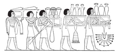 Tablolar ve dolapları, vintage illüstrasyon kazınmış