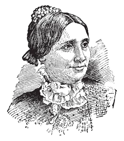 Lucy Webb Hayes 1831 1889 Elle Était Dix Neuvième Première — Image vectorielle