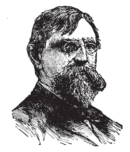Lewis Wallace 1827 1905 Byl Americký Právník Unie Obecné Guvernér — Stockový vektor