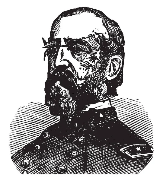 General George Meade 1815 1872 Foi Oficial Exército Dos Estados —  Vetores de Stock