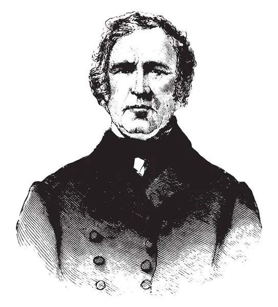 Zachary Taylor 1784 1850 Fue Presidente Los Estados Unidos 1849 — Archivo Imágenes Vectoriales