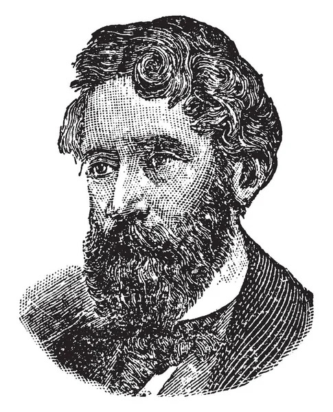 John Motley 1814 1877 Hij Een Amerikaans Schrijver Bekend Zijn — Stockvector