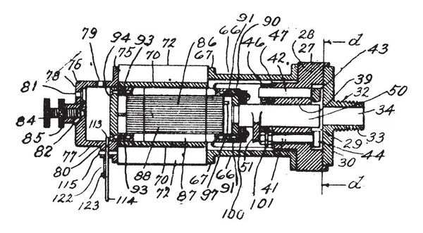 Cette Illustration Représente Spark Igniter Qui Allumait Allumait Feu Dessin — Image vectorielle