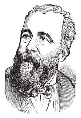 Henri Brisson, 1835-1912, o bir Fransız hukukçu ve Fransa, vintage çizgi çizme veya oyma illüstrasyon yapıldı.