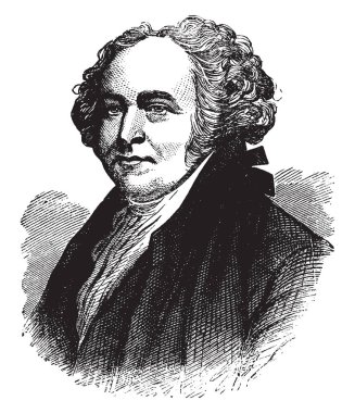 John Adams, 1735-1826, o ilk Başkan Yardımcısı, ABD'den 1789 1797 için ve 1801 1797 kimden Amerika Birleşik Devletleri, vintage çizgi çizme veya oyma illüstrasyon ikinci başkanı oldu