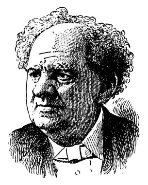 Phineas T. Barnum, 1810-1891, bir ABD'li siyasetçi ve şovmen, ünlü asılsız teşvik ve kurucu Barnum ve bailey Sirki, vintage çizgi çizme veya illüstrasyon oyma biriydi