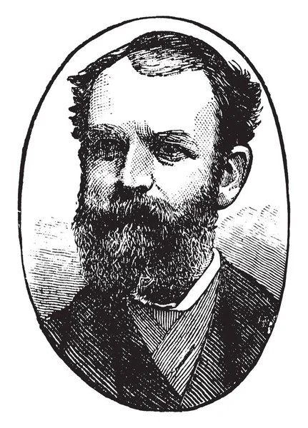 Jay Gould 1836 1892 Était Financier Américain Important Promoteur Spéculateur — Image vectorielle