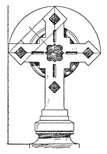 Croce Campanaria Trova Una Comune Parigi Bella Aggiunta Campanile Chiesa — Vettoriale Stock