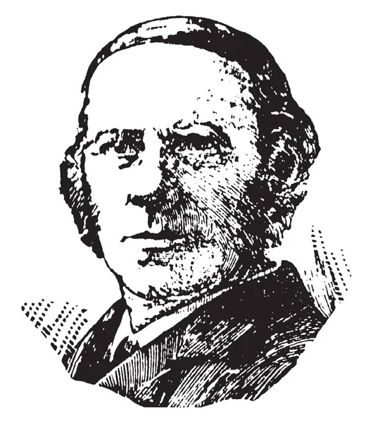 Thomas Yönetmen Talmage 1832 1902 Bir Vaiz Rahip Amerika Birleşik — Stok Vektör