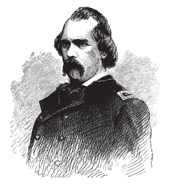 General Edwin Sumner 1797 1863 Karriere Als Unionsoffizier Und Unionsoffizier — Stockvektor