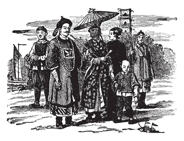 Люди Китаю Різні Особи Або Групи Людей Пов Язаних Китаю — стоковий вектор