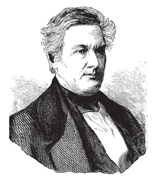 Millard Fillmore 1800 1874 Foi Décimo Terceiro Presidente Dos Estados — Vetor de Stock